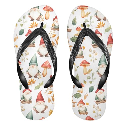 Gnomes Mushroom Cute Flip Flop Beach Summer Casual Sandal for Women & Men Shower Shoes 20860695