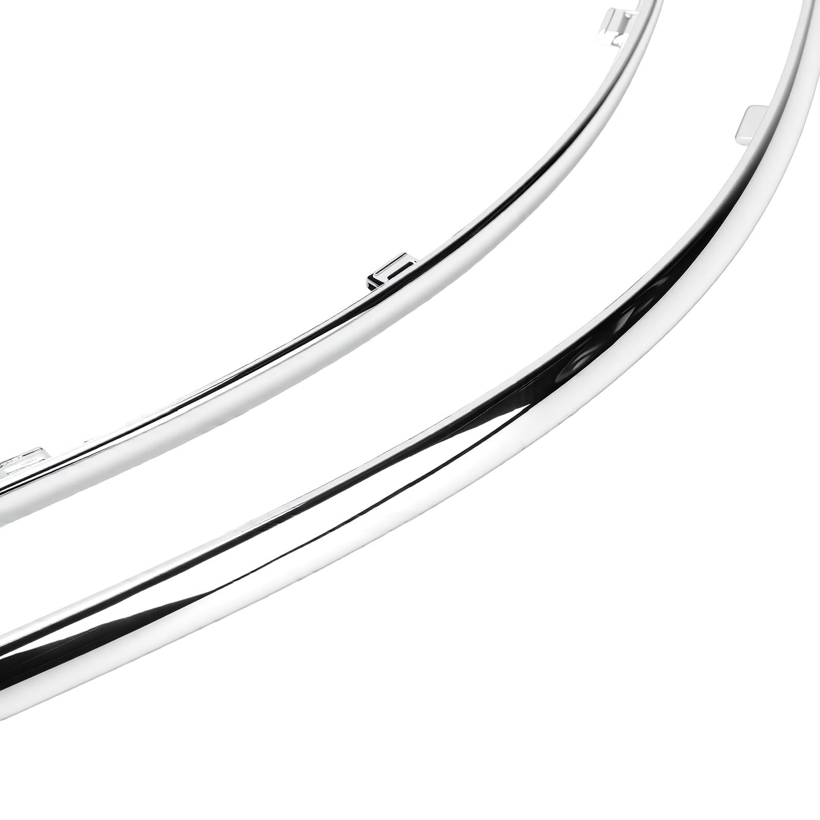Modanatura Rivestimento Paraurti Anteriore per Restauratore Estetico Auto Classe CLK 2003-2006 2 Pezzi