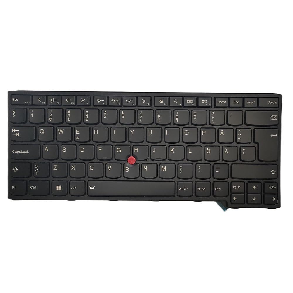 Części do laptopów Nowa szwecja dla IBM Thinkpad S3 YOGA 14 podświetlenie czarne z klawiaturą laptopa Point Stick Notebook