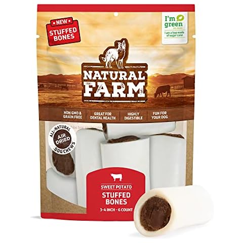 Natural Farm Sweet Potato Filled Bones (6 Pack) Cover