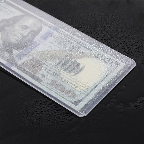 Porte-billets en plastique rigide cobee x100 transparent pour collection - 3