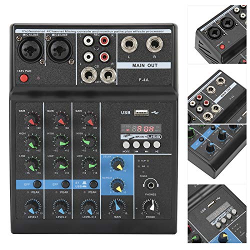 Dj E Iluminación, Musical Instruments mezcladora 2 canales Marca Cuifati (3)