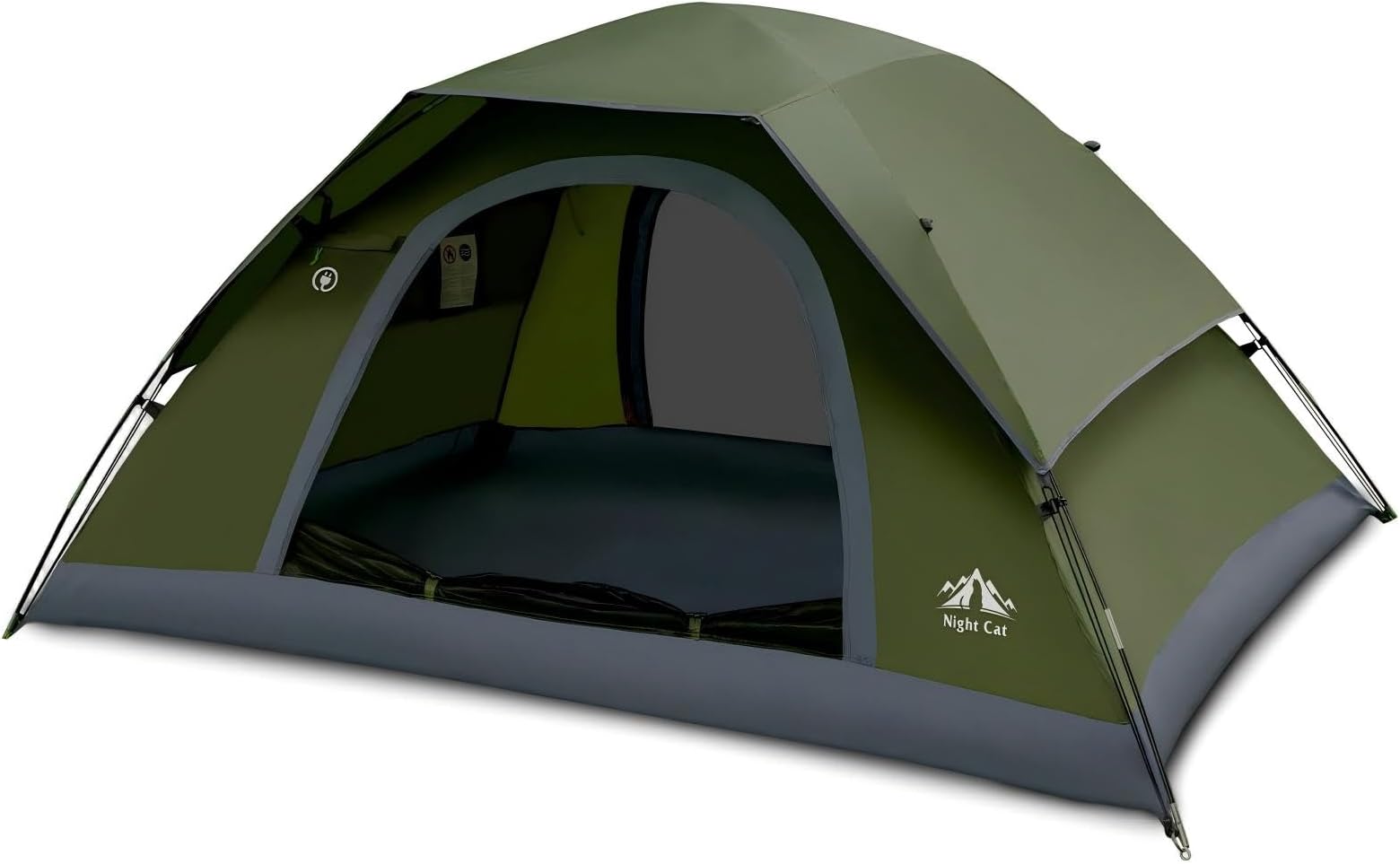 Night Cat Camping Tent for 1 2 Person Man Waterproof Backpacking Tents Easy Setup Lightweight for Hiking Backyard