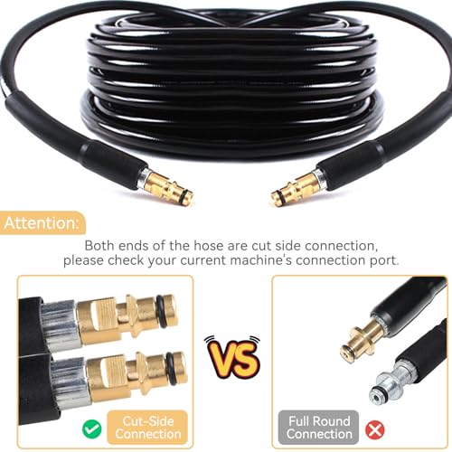 10m High-Pressure Quick-Connect Hose