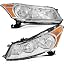 Chrome Housing+For For Accord 08-12+High Beam:9005