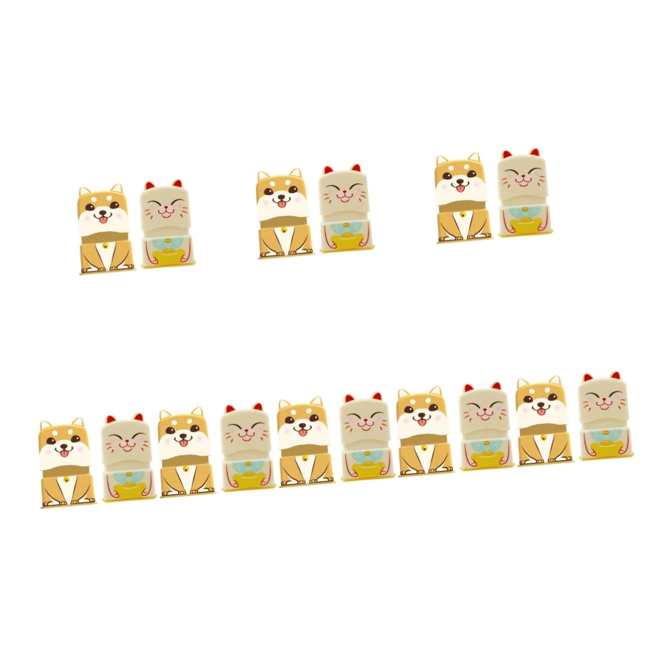 Tofficu 16pezzi Timbri Cartoon Per Vestiti Per Ragazzo Ragazza Lavabili e Personalizzati Perfetti Per Scuola e Compleanni Design Adorabile Per Attirare Attenzione Dei Piccoli