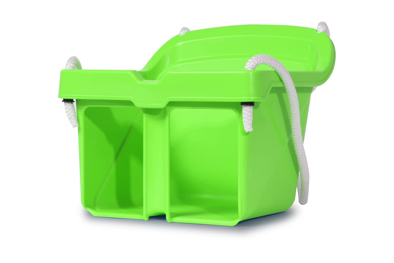 JAMARA 460662 - Columpio para bebé (10 Meses, plástico Resistente, soporta hasta 25 kg, Incluye Barra de Seguridad, antivuelco, Apto para Interiores y Exteriores, Color Verde)