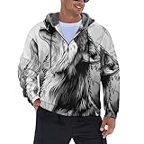 【Veste de transition pour homme】: La veste polaire pour homme dispose de 2 poches qui offrent beaucoup d'espace de rangement sécurisé. Offre beaucoup d'espace pour ranger des objets. Vous pouvez y ranger vos clés, cartes ou petits accessoires pendant que vos mains restent au chaud. Les poignets élastiques offrent une chaleur supplémentaire