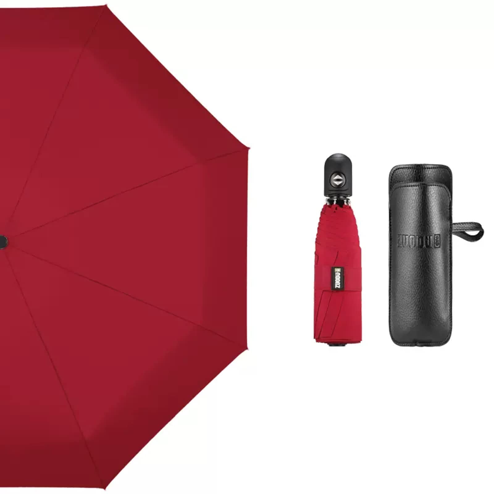 Paraguas, Paraguas De Bolsillo, 8 Costillas De Apertura Y Cierre Automático, Eje De Acero Fuerte, Plegable Y Portátil, Mochila, Coche para La Lluvia, Paraguas para Hombres Y Mujeres