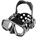 Pro Ear Scuba Diving Mask for all around Ear Protection - All Black Scuba Div...