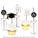 Big Dot of Happiness Gold 2025 Graduation Paper Straw Decor - Party Striped Decorative Straws - Set of 24
