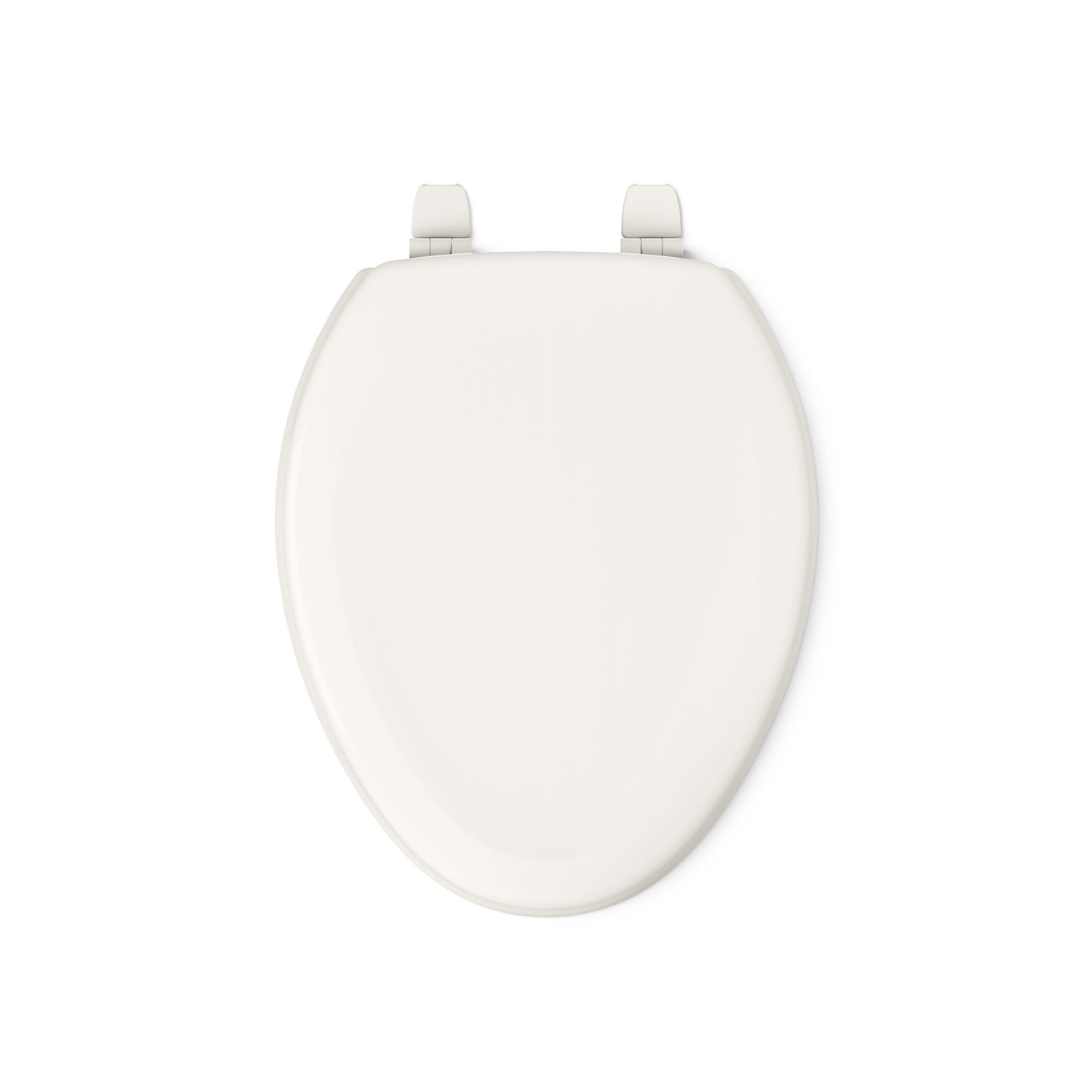 KOHLER Lunette WC allongée en bois moulé avec charnières en plastique de couleur assortie K-4647-96 Biscuit