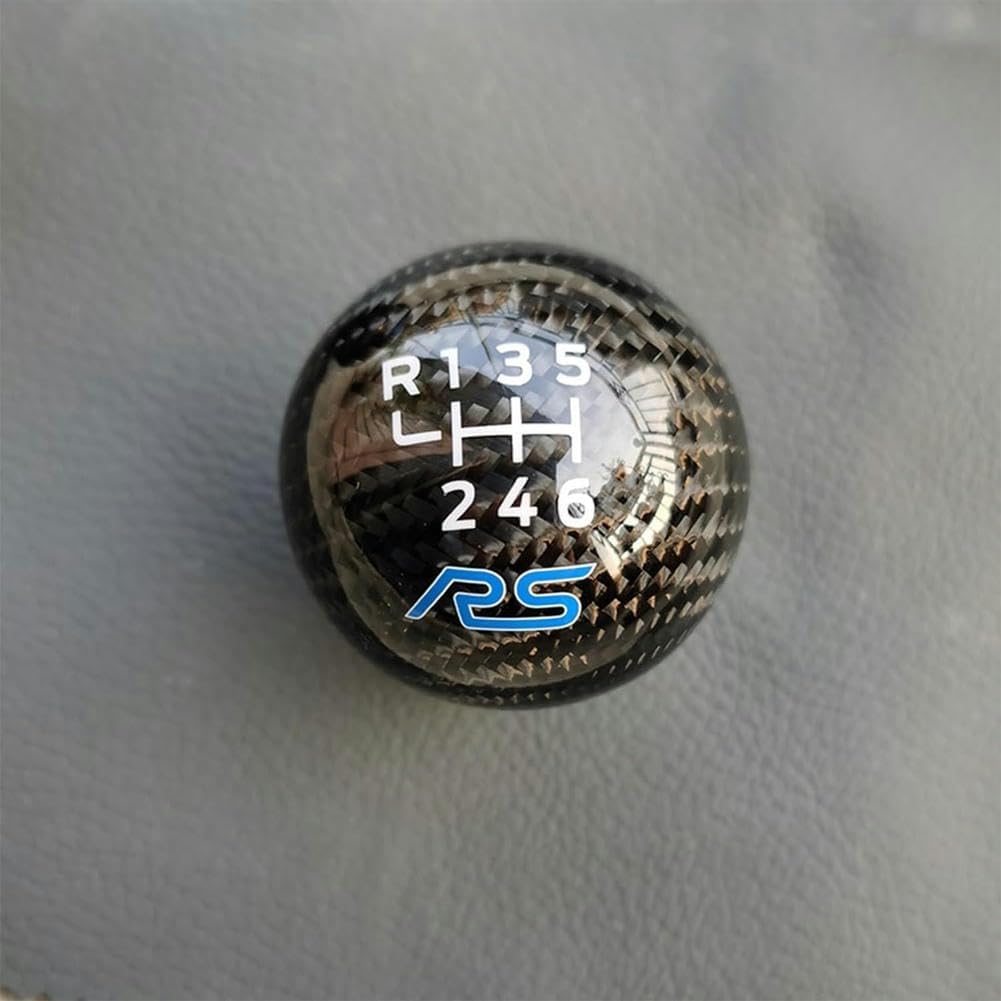 6 Speed Manual for Focus Fiesta RS ST Shift Knob Car Handball Gear Stick Lever Carbon Fibre Aluminium Alloy Gear Shift Knob
