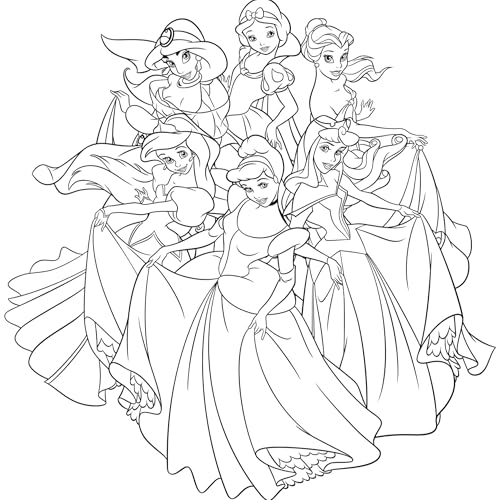 Download Your Favorite Disney Princess Coloring Pages for a Joyful Experience Podcast Por  arte de portada