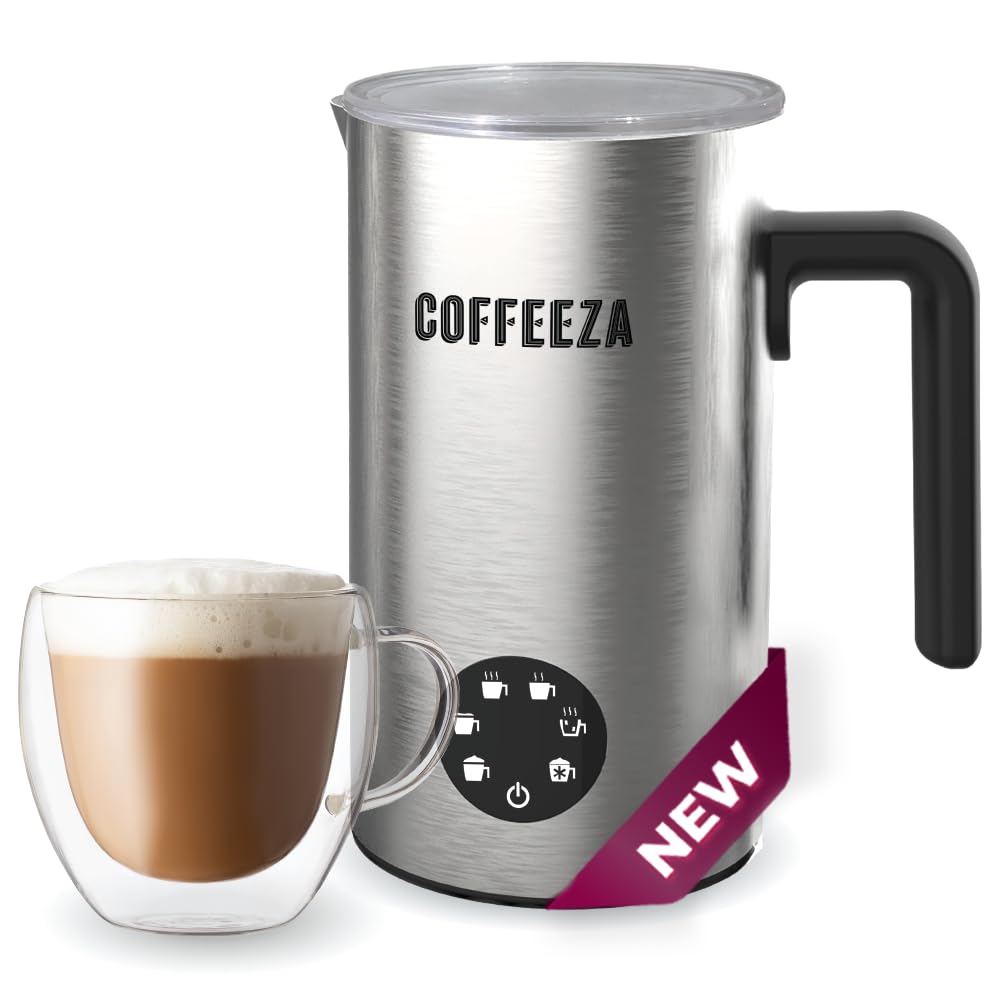 Coffeeza Frothimo Pro 6-in-1 Milk Frother | Hot & Cold Foam | Hot
