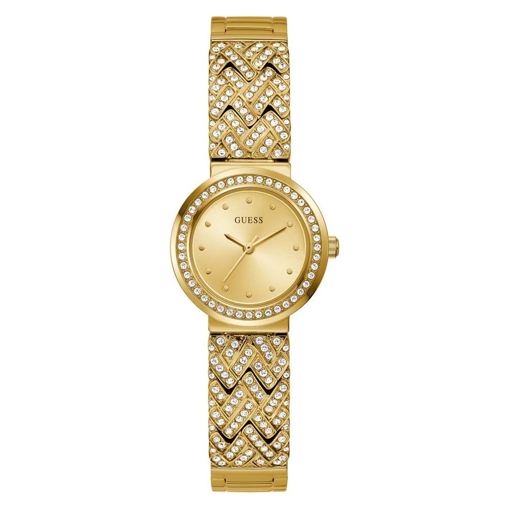 GUESS Treasure Collection Analog Gold Dial Women's Watch-GW0476L2