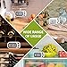Digital Frigerator Thermometer 2 Pack, Waterproof Fridge and Freezer Thermometer, Thermometer Refrigerator with Large LCD Screen, Stand and Magnetic Back, for Room,Kitchen(White)