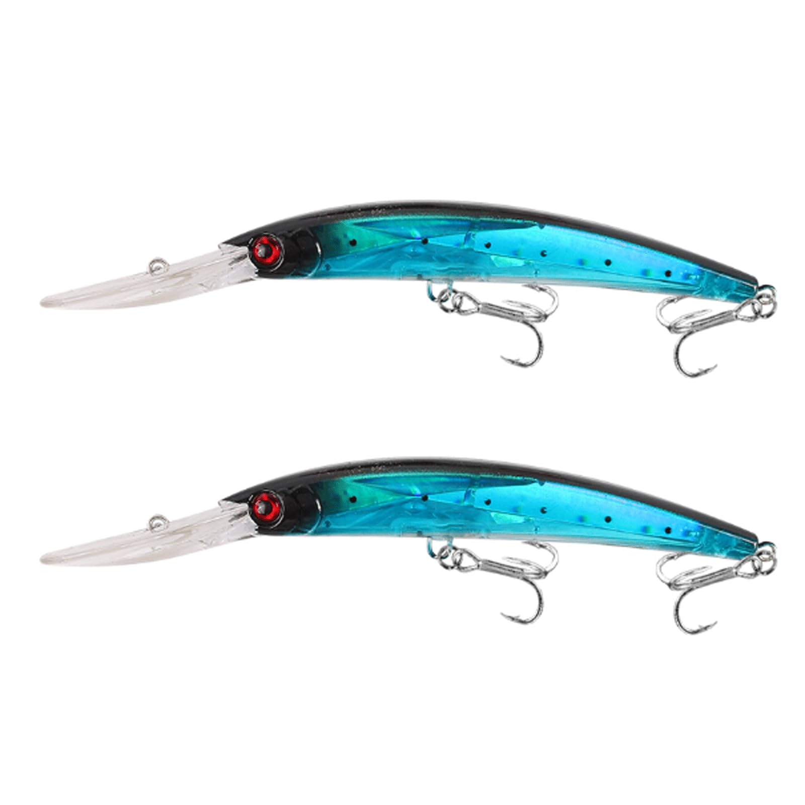 IvyLoutish Fishing Lure Bait 2 Pcs Trolling Wobbler Fishing Baits 17cm 24g Big Crankbait Artificial Bait Fishing Tackle Fishing Tackle