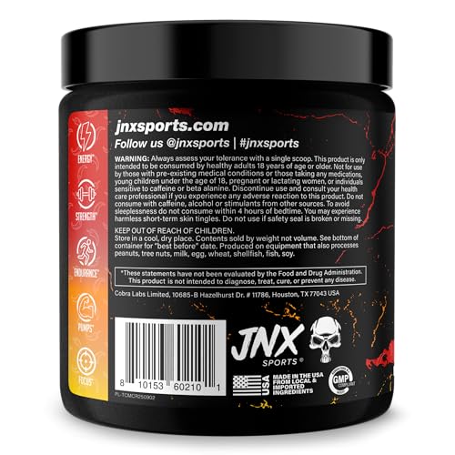 Image of JNX The Curse! Pre Workout Powder with Creatine, Mango Chili, 50 Servings | Pre workout powder for men & women with caffeine, L-Citrulline, Beta Alanine & Creatine for energy, pumps & performance.