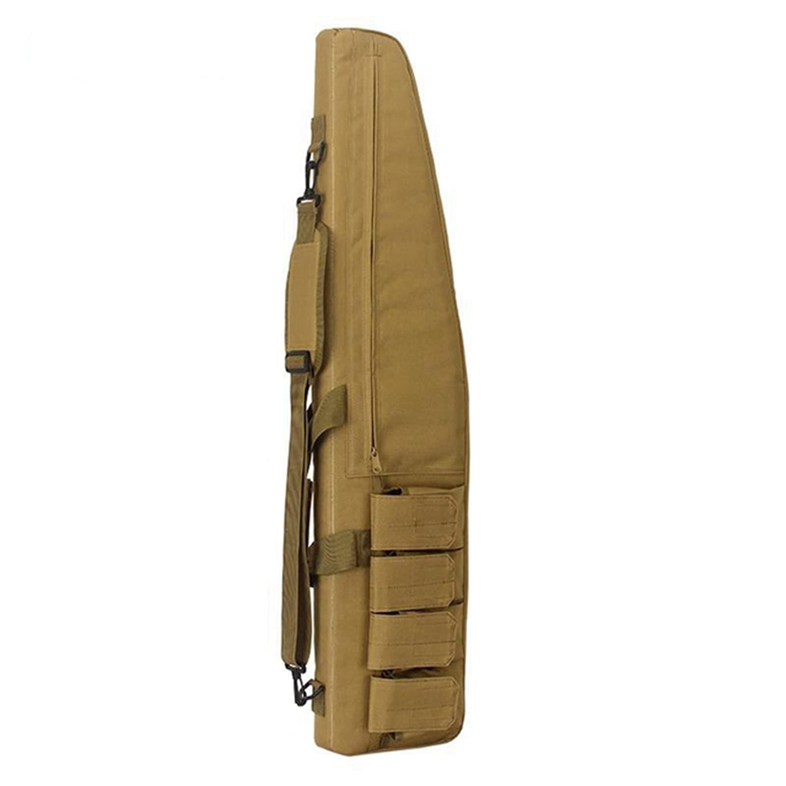ANSNOW Rifle Case Outdoor Hunting Shoulder Bag,39/47" 100Cm/120Cm Waterproof Soft Padded Gun Bag Carbine Sniper Gun Shoulder Bag, Slip Fishing Rod Shotgun Equipment Handbag/Mud Color/47In