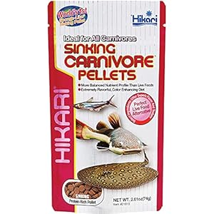 Hikari Sinking Carnivore Pellets for Pets, 2.61-Ounce