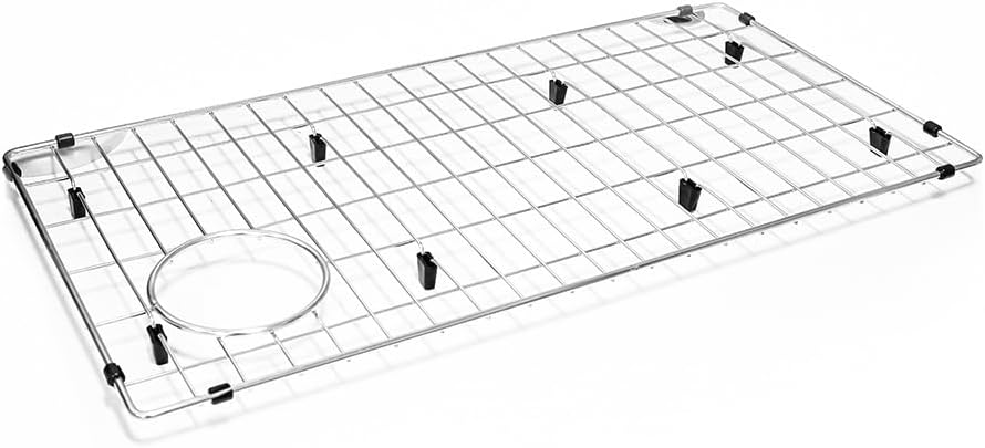 CTXBG2814 Sink Rack for Bottom of Sink for Specific Elkay Sink Bowls 28-1/4" x 14-1/4" x 1-1/4" Stainless Steel Bottom Grid, Kitchen Sink Grid,Sink Grid,Sink Protector,Sink Bottom Grid