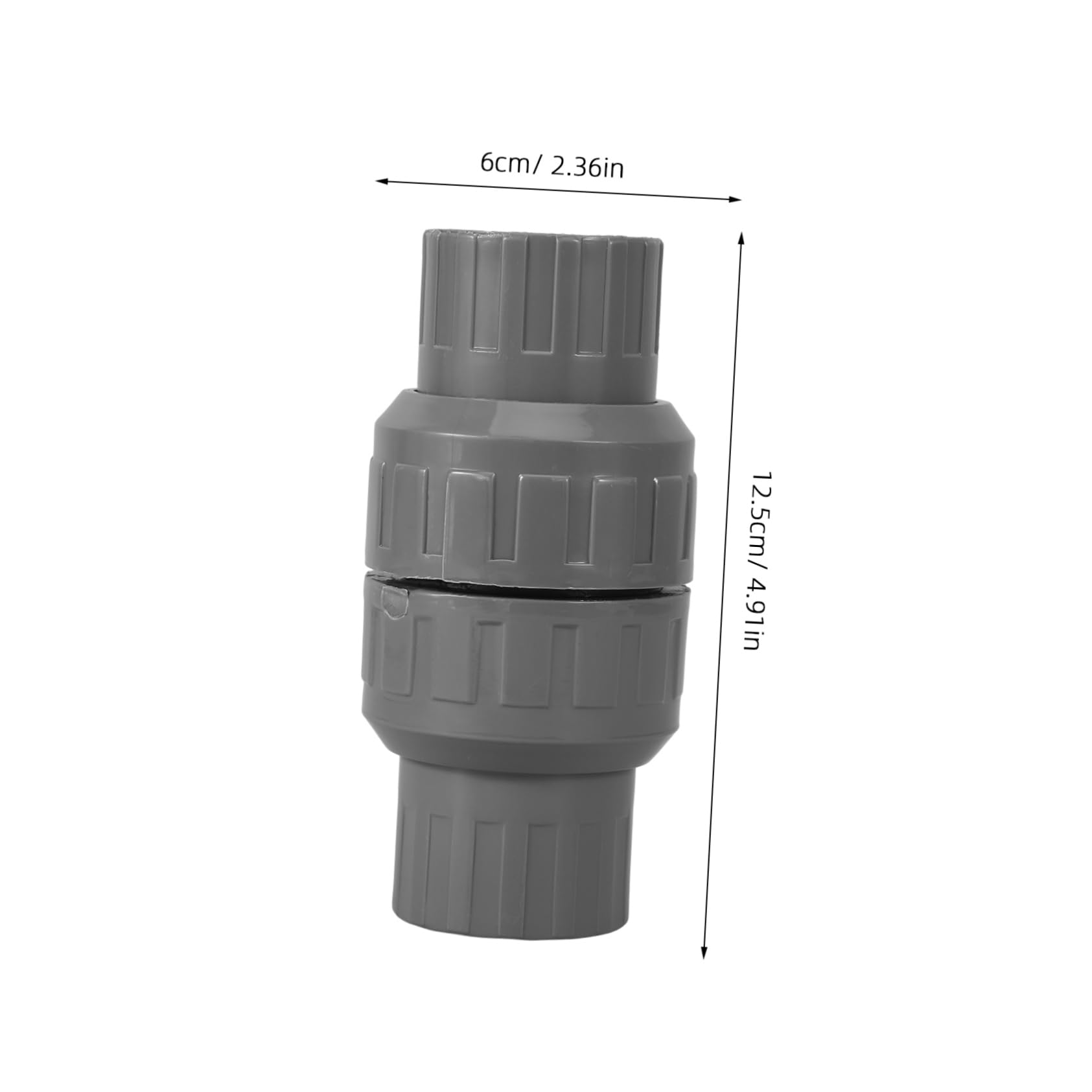 Clapet Anti-retour D'eau Pvc pour Tuyau 32mm, Raccord de Plomberie | Vanne Anti-retour, Installation Facile, Accessoire de Tuyauterie pour Limiter le Refoulement