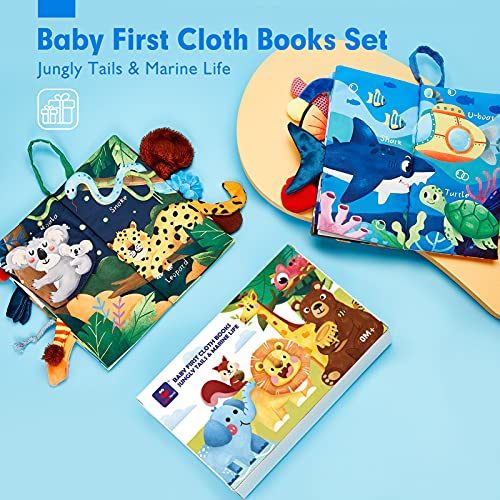 Hahaland PL002A Baby Toys 0-6 Months Baby Books 2Pcs thumb #1