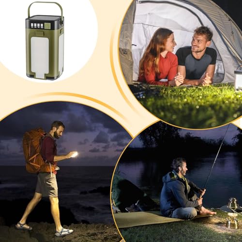 Lampe de camping avec 6 modes variables et batterie 2000 mAh