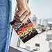 Graffiti Hip Hop Passport Holder for Travel Waterproof Passport Wallet Cover Case Fashion Credit Card Holders Passports Book Holder Leather Travel Wallet for Women Men