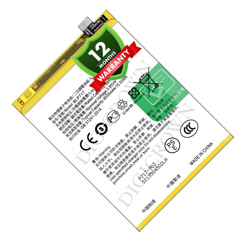 Image of Original BLP717 Battery Compatible for Oppo Reno Z (CPH1979, PCDM10) - (4035mAh) - 1 Year Warranty DF7