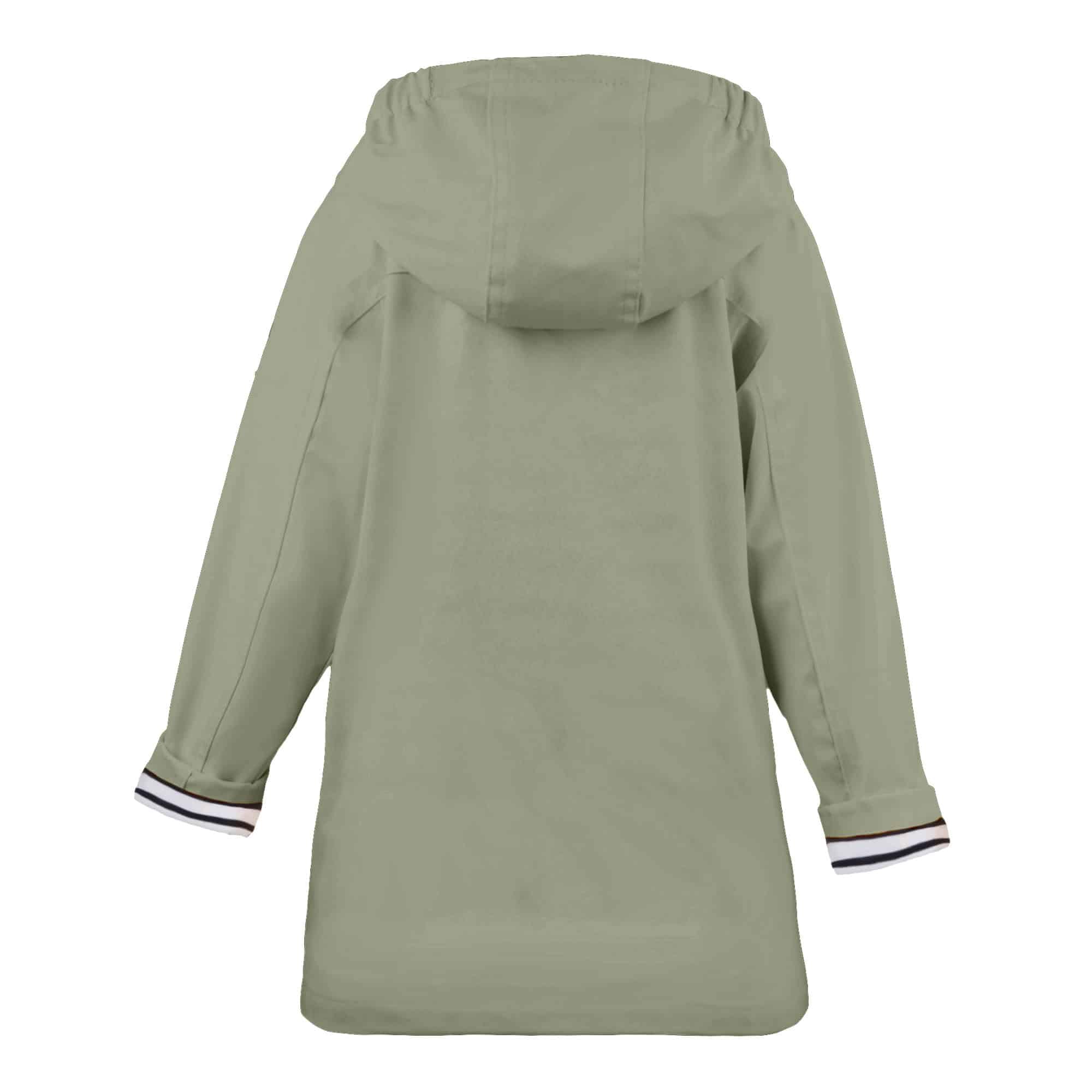 Breizh Ocean - Impermeabile Bambino Ragazzo o Ragazza, Da 1 a 14 anni, Marchio Francese ELVEN, Giacca Impermabile Bambino con Interno A Righe con Cappuccio Elasticizzato - Disponibili Taglie Grandi