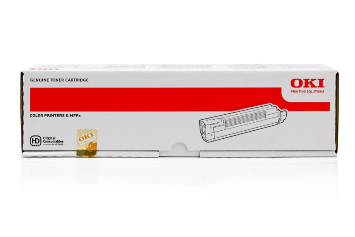 OKI Cyan Toner Cartridge – Toner per stampanti laser, 10000 pagine, MC861, Ciano