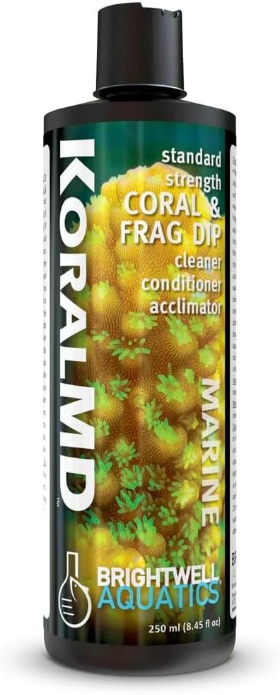 Brightwell Aquatics Koral MD – Standard Strength Coral & Frag Dip Cleaner & Conditioner Acclimator, 125 ml, KMD125