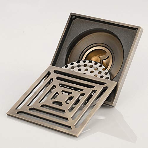 Crépine de douche haut de gamme et drain de sol carré design