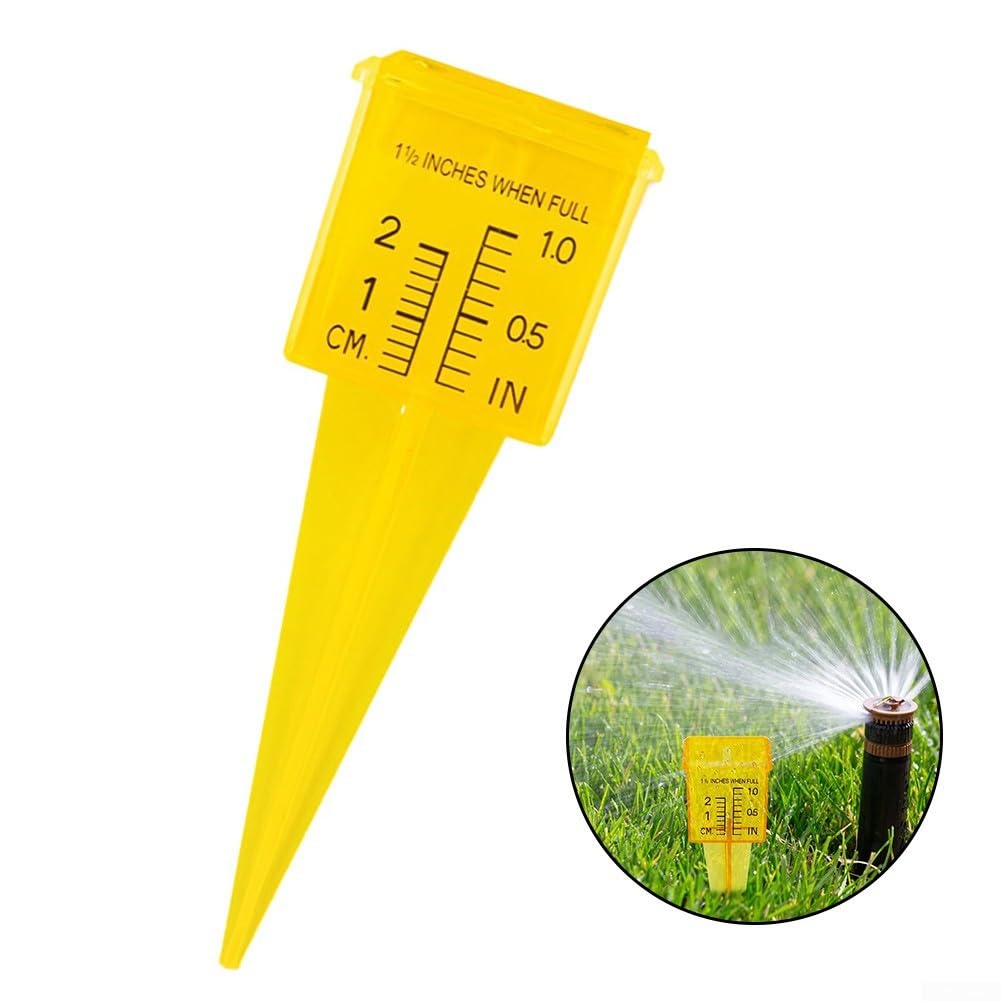 Medidor de lluvia para césped de jardín para medición precisa de lluvia y riego (10 piezas)