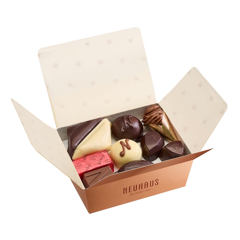 Neuhaus Belgian Chocolate 2026 Spring Ballotin 1/2 lb Gift Box – 18 Assorted Milk, White & Dark Belgian Pralines – Spring Seasonal Gourmet Chocolate Gift