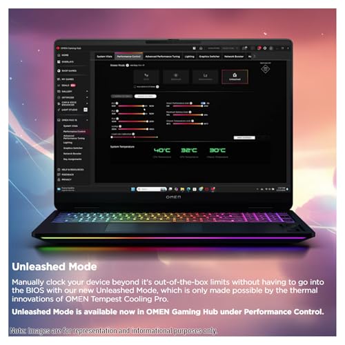 Image of HP OMEN 16 MAX Gaming Laptop, Intel Ultra 9-275HX, 32 GB DDR5 RAM, 1 TB PCIe SSD, 16 inch WQXGA (2560 x 1600) Display, Nvidia G-Force RTX 5080, Numeric RGB Backlit Keyboard, W11 Pro, Shadow Black
