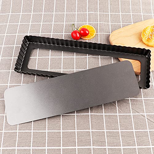 Cyimi Rectangular Tart Pan 14 Inch Nonstick Quiche Pie Pan With Removable Bottom Tart Pan For Pies, Quiche Bakeware, Cheese Cakes, Desserts #TOP6
