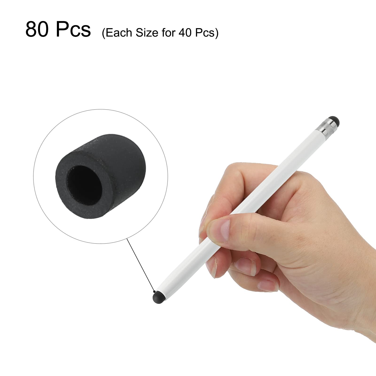 Amazon.com: MECCANIXITY 80pcs 5mm/7mm Stylus Pen Fine Tips