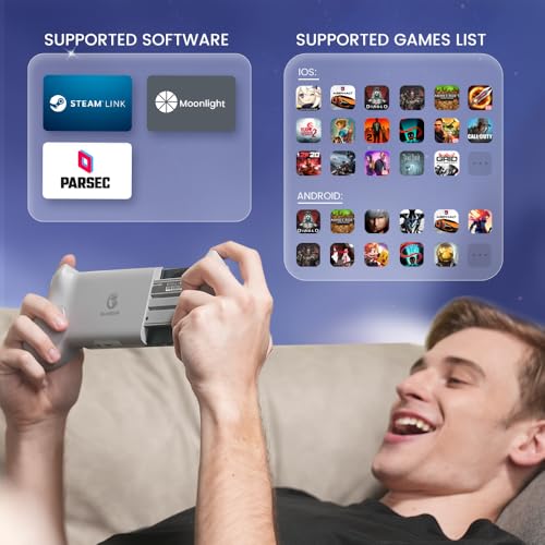 Image of GameSir G8 Galileo Phone Controller for Android & iPhone 15 Series (USB-C), Mobile Gaming Controller with Hall Effect Joysticks, Play Xbox, Call of Duty, Fortnite & Zenless Zone Zero