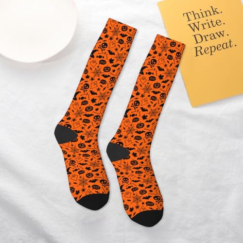 Image of Knee High Socks for Women Girls Fashion Women's Festival Stockings for Casual Running Work Travel
