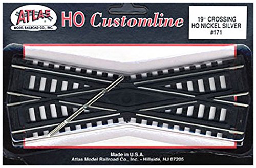 Atlas HO Scale Code 100 Custom-Line 19 Degree Crossing by Atlas