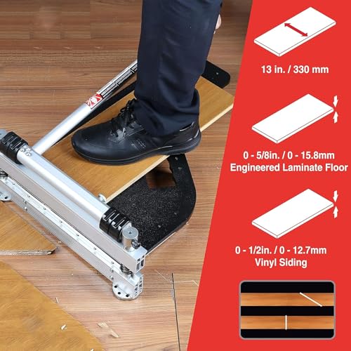 Maszyna do cięcia podłóg laminowanych do wielowarstwowych paneli podłogowych i ściennych, posiada gumową wklęsłą podstawę, idealna do płyt z cementu włóknistego