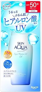 スキンアクア(SKIN AQUA) スーパーモイスチャーUVジェル 日焼け止め 110g (ヒアルロン酸配合UV、スーッと密着ジェル、SPF50+ PA++++)