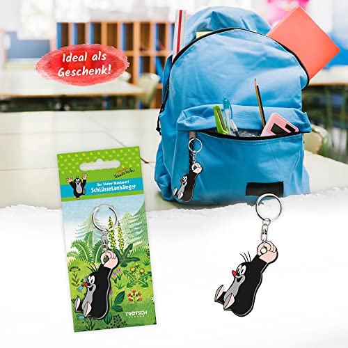 Trötsch Der kleine Maulwurf 3D Schlüsselanhänger hängend: Taschenanhänger Schlüsselringanhänger: mit Schlüsselring