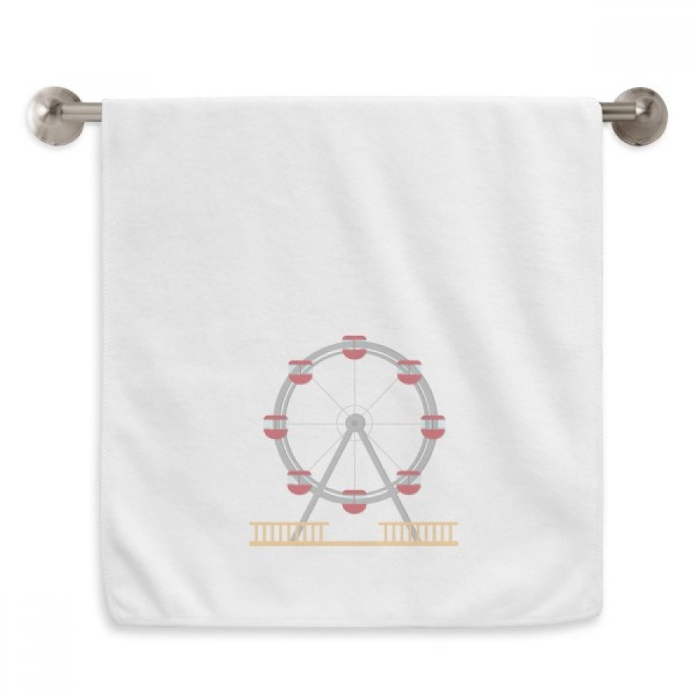 Serviette débarbouillette grande roue blanche 13x29 pouces essuie-mains absorbant pour invités