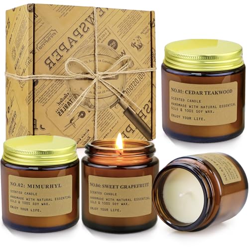 4 Pack Candles for Home Scented Candles Clearance,...