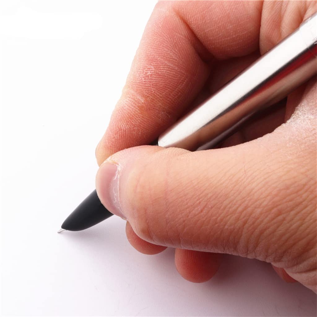 Argento Cancelleria Ufficio Scuola Forniture Finanziarie Punta 0.38mm Estremamente Pennino Stilografica