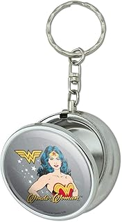 Wonder Woman Vintage Icon Portable Travel Size Pocket Purse Ashtray Keychain with Cigarette Holder